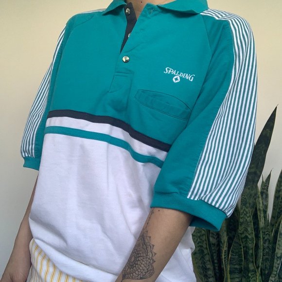 Vintage Spalding Retro Polo - Picture 2 of 4